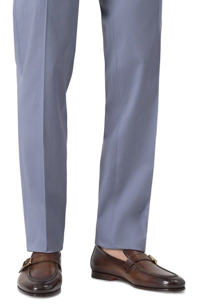 Кожаные лоферы carlos SANTONI, арт. MCNG18005SA4SLAS, фото 3