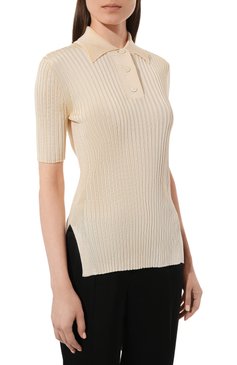Поло из вискозы JIL SANDER, арт. J02GL0105/J18287, фото 3