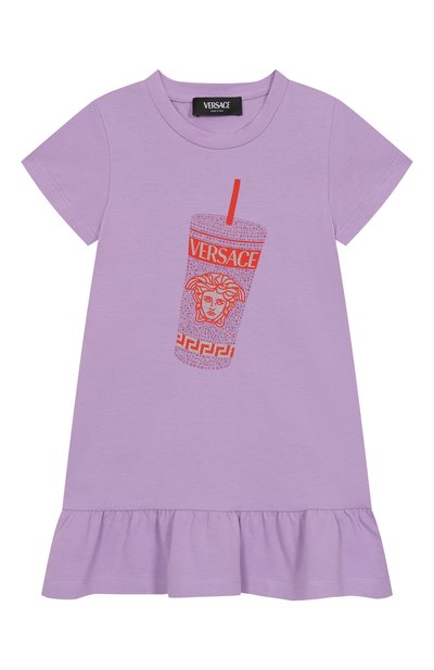 Хлопковое платье VERSACE, арт. 1018540/1A13227