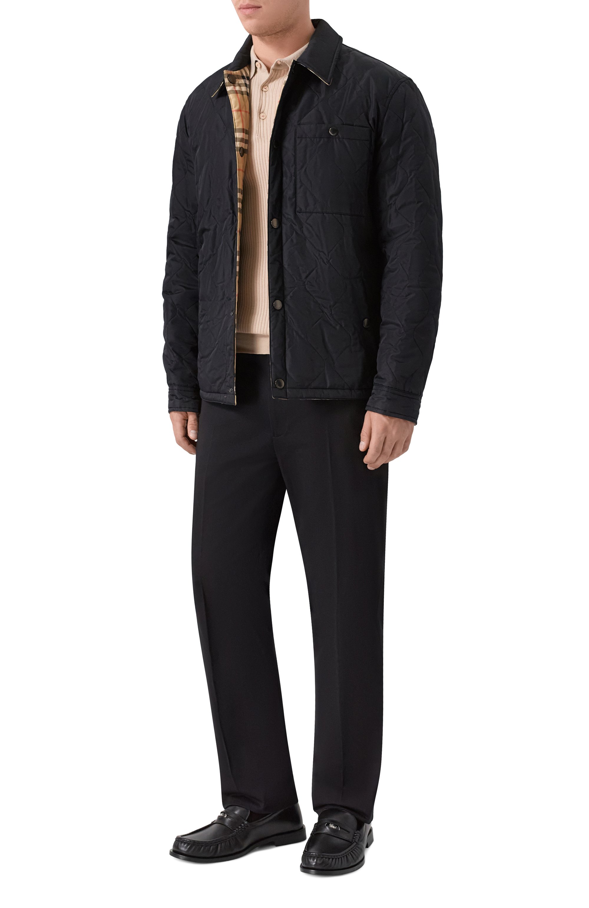 Кожаные пенни-лоферы cadet BURBERRY, арт. 8118752, фото 2