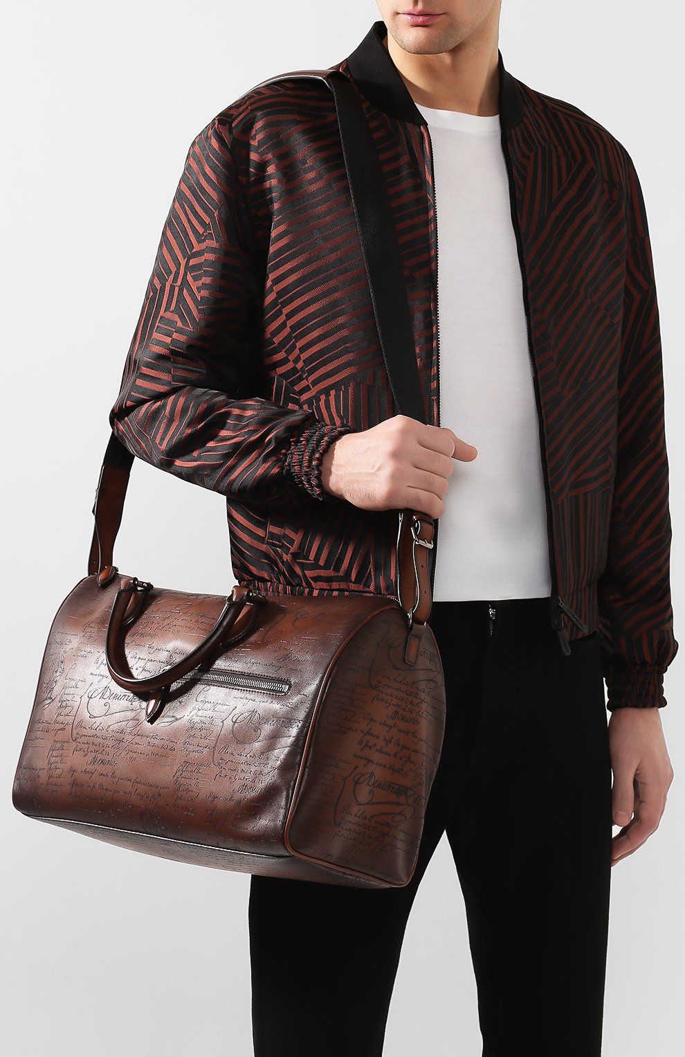 Кожаная дорожная сумка BERLUTI, арт. M190648, фото 5