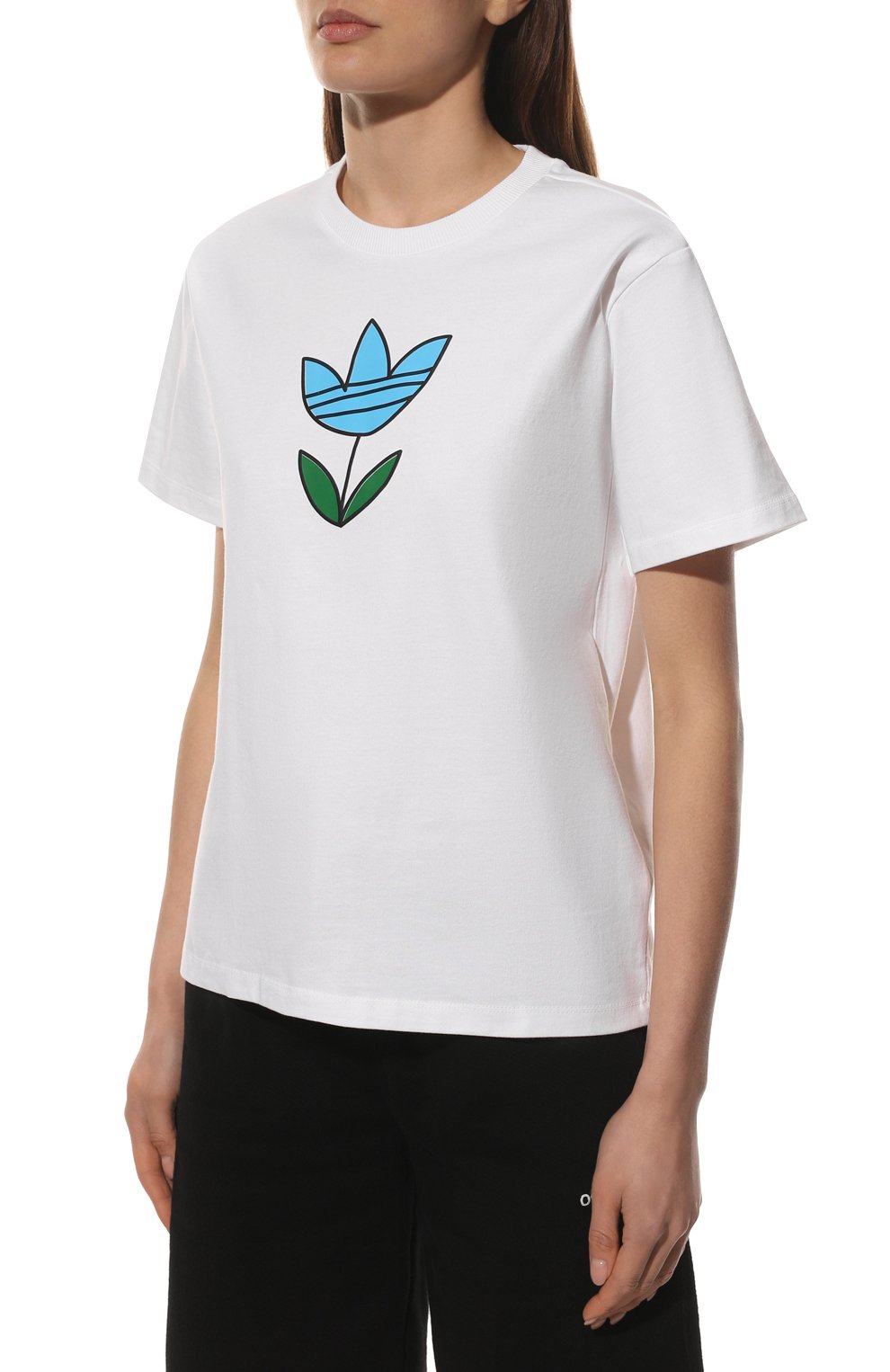 Хлопковая футболка ADIDAS ORIGINALS, арт. HF2027, фото 3