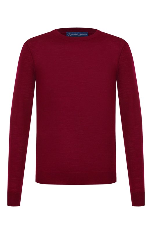 Шерстяной джемпер Andrea Campagna M5625-6680 Бордовый M5625-6680