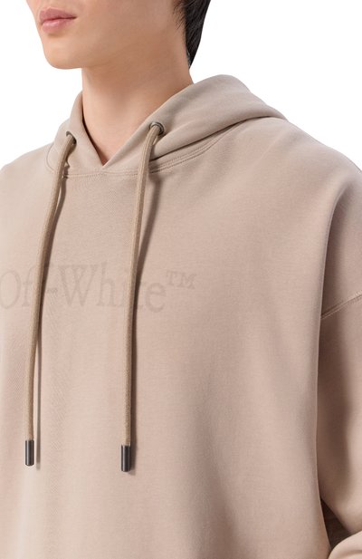 Хлопковое худи OFF-WHITE, арт. 0MBB12MS26FLE00B, фото 5