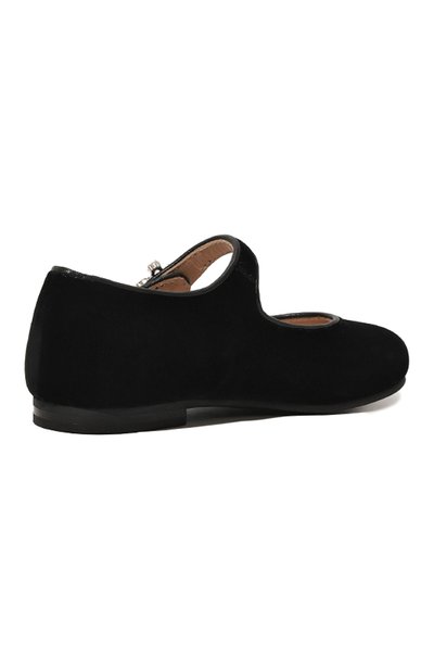 Балетки IL GUFO черного цвета по цене 27550 руб., арт. A23XG285VELLT/27-30, фото 3 Балетки IL GUFO, арт. A23XG285VELLT/27-30, фото 3