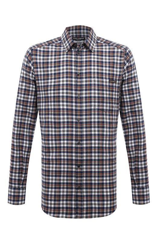 Хлопковая рубашка Dolce & Gabbana G5JZ9T/GI576 Разноцветный G5JZ9T/GI576