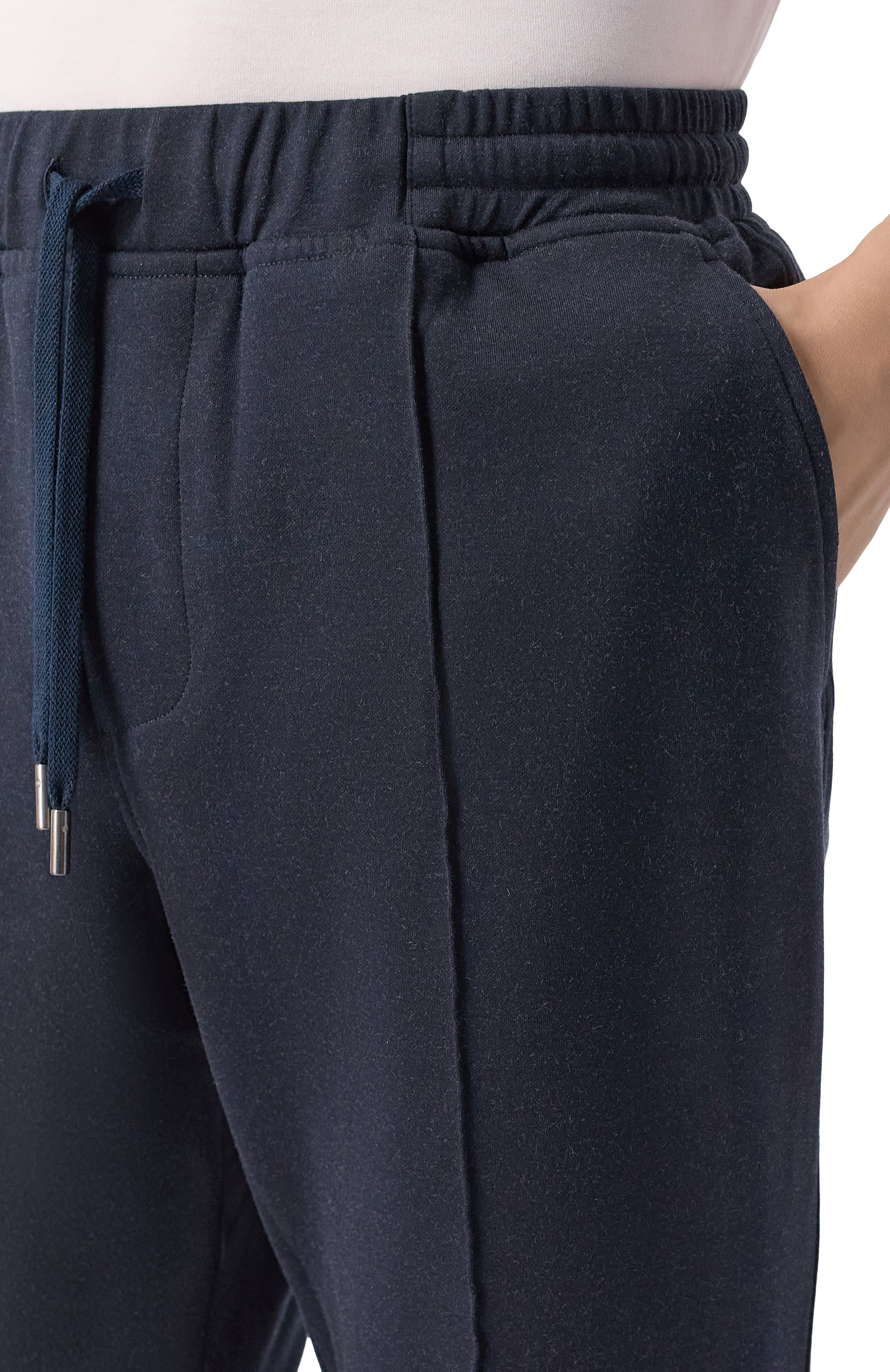 Брюки из хлопка и шелка CAPOBIANCO, арт. 20M708.DS00., фото 5