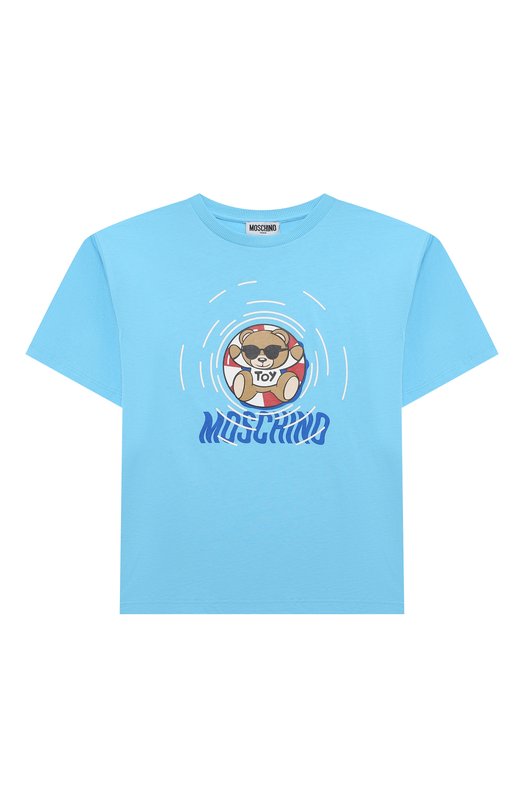 Хлопковая футболка Moschino 5500₽