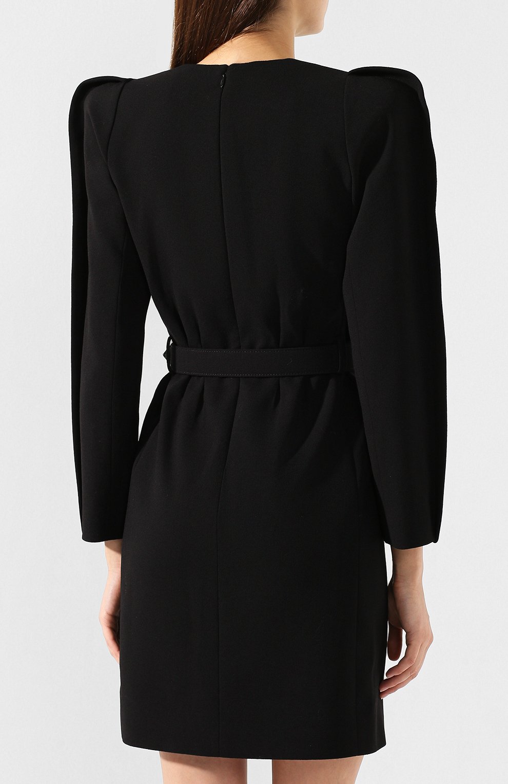 Шерстяное платье GIVENCHY черного цвета по цене 141500 руб., арт. BW20S510EG, фото 4 Шерстяное платье GIVENCHY, арт. BW20S510EG, фото 4