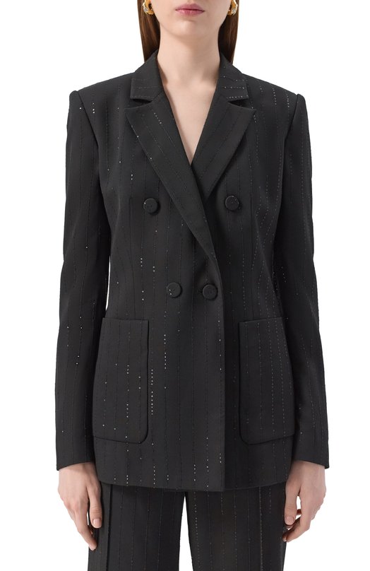 Жакет из вискозы Elie Saab J0137NP25/CD019 Чёрный  J0137NP25/CD019 Фото 3