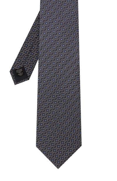 Шелковый галстук с узором ZEGNA, арт. Z3E00/1XW, фото 2