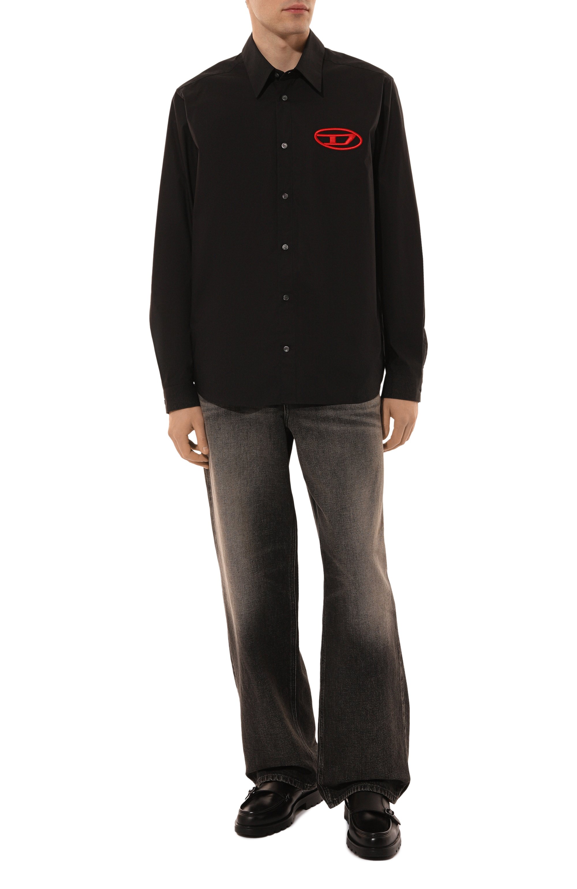 Хлопковая рубашка DIESEL, арт. A14634/0PCAL, фото 2