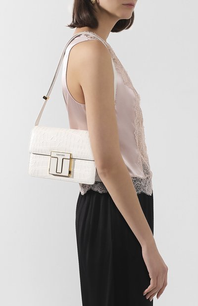 Сумка из кожи аллигатора TOM FORD, арт. L1262E-EAL001/AMIS, фото 2