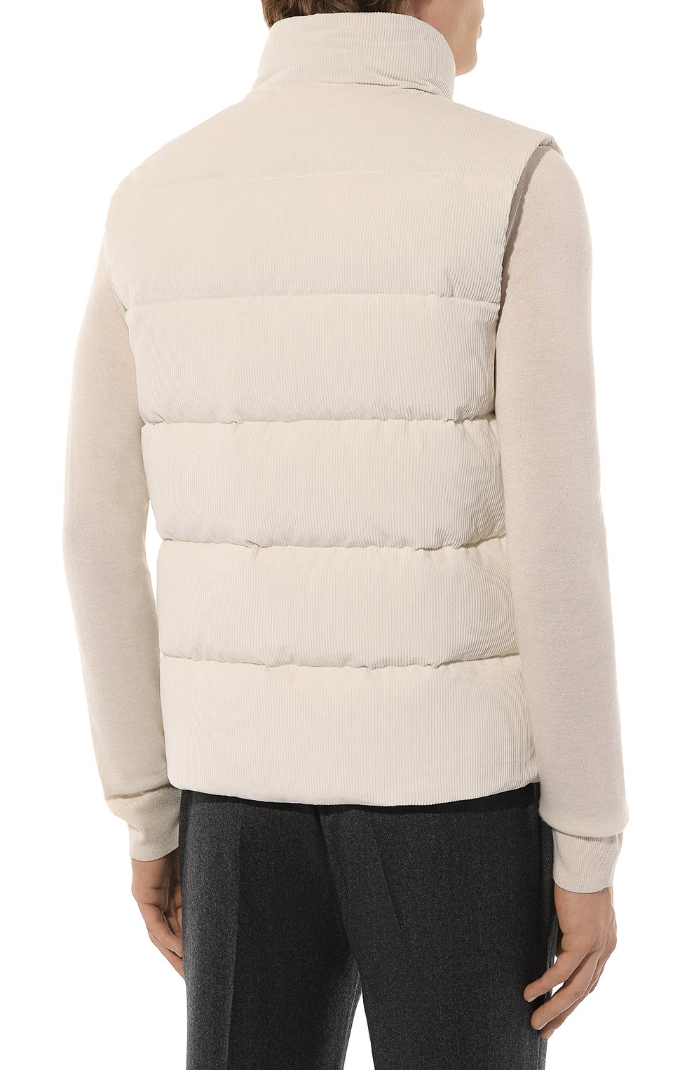 Пуховый жилет vanio-vh из вельвета MOORER, арт. INAV-VH, фото 4