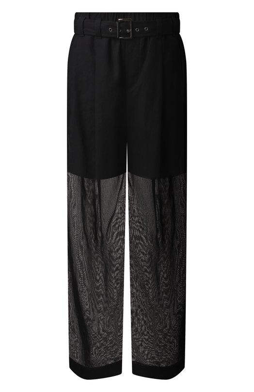 Хлопковые брюки Brunello Cucinelli MH911P8862 Чёрный MH911P8862
