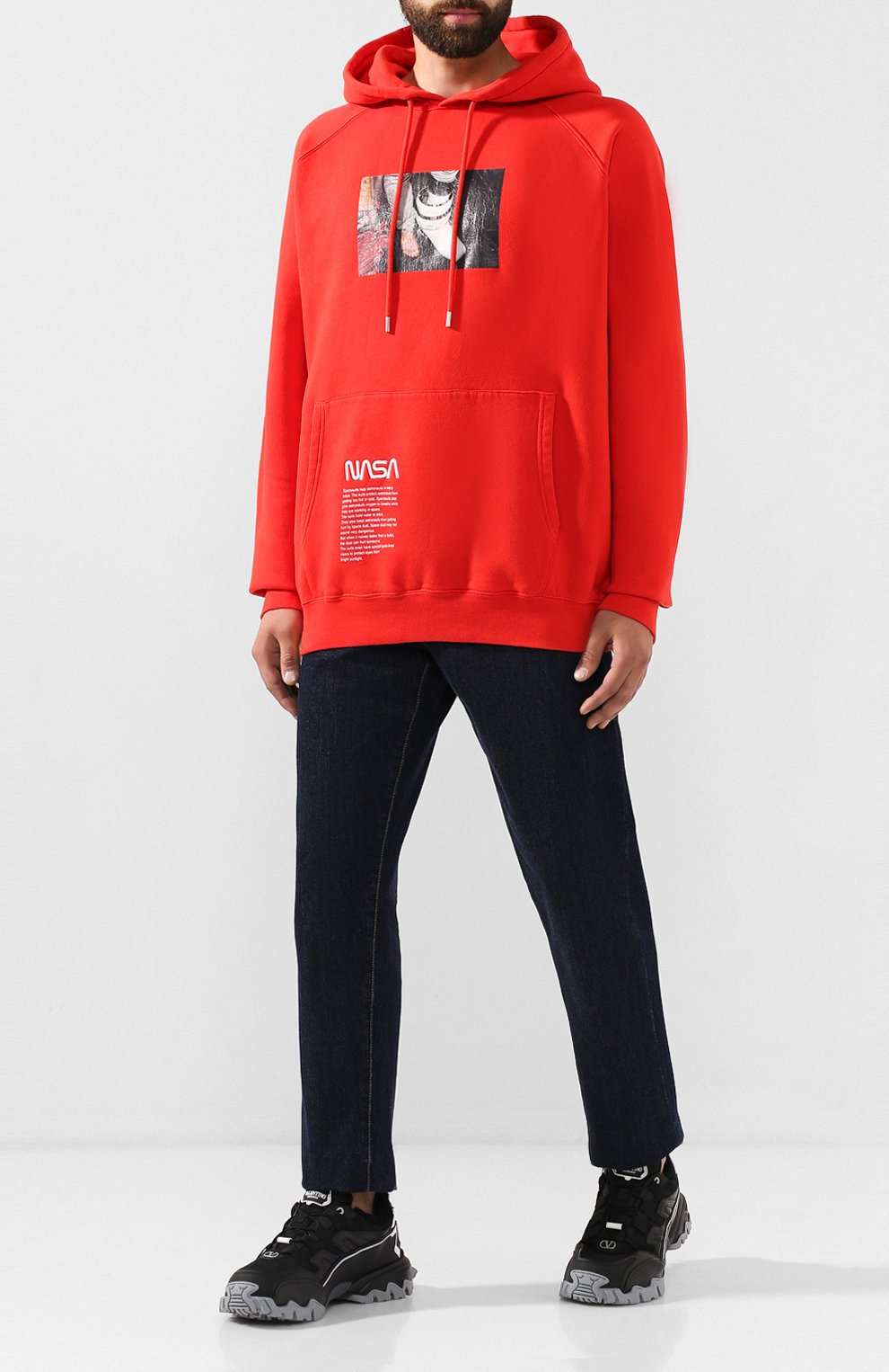 Хлопковое худи HERON PRESTON, арт. HMBB001F198080192088, фото 2