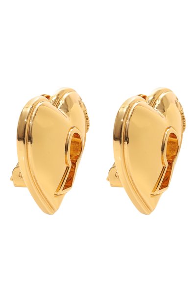 Клипсы MOSCHINO золотого цвета по цене 34150 руб., арт. 71 A9184 8404, фото 3 Клипсы MOSCHINO, арт. 71 A9184 8404, фото 3