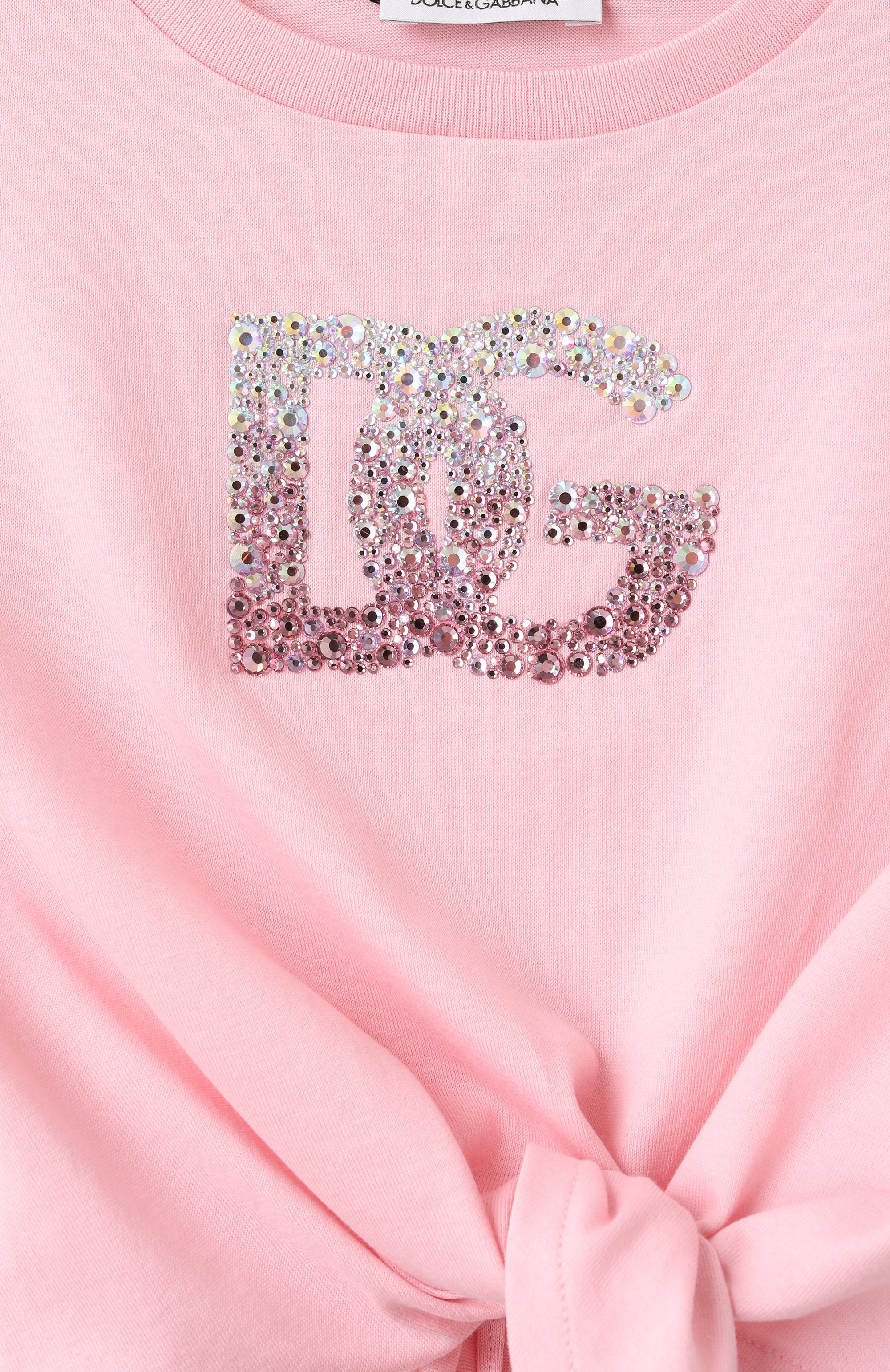 Хлопковая футболка DOLCE & GABBANA, арт. L5JT0V/G700X/8-14, фото 3