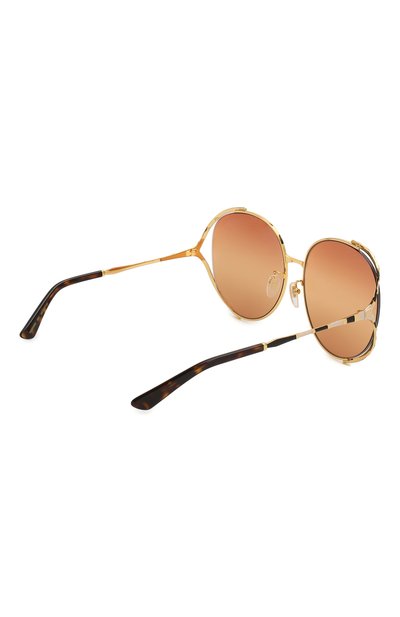 Солнцезащитные очки GUCCI коричневого цвета по цене 28850 руб., арт. GG0595 007, фото 4 Солнцезащитные очки GUCCI, арт. GG0595 007, фото 4