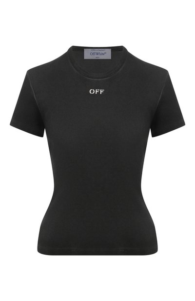 Женская хлопковая футболка OFF-WHITE, арт. 0WAA065F24JER001