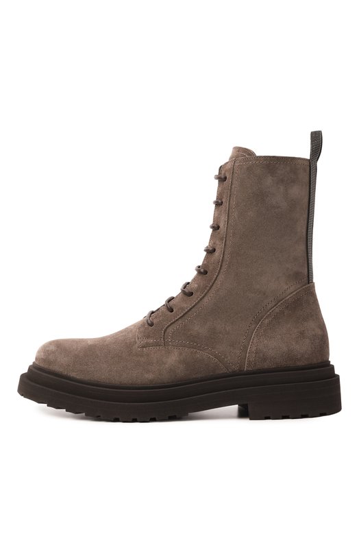 Замшевые ботинки Brunello Cucinelli MZSFG3036P Коричневый  MZSFG3036P Фото 4