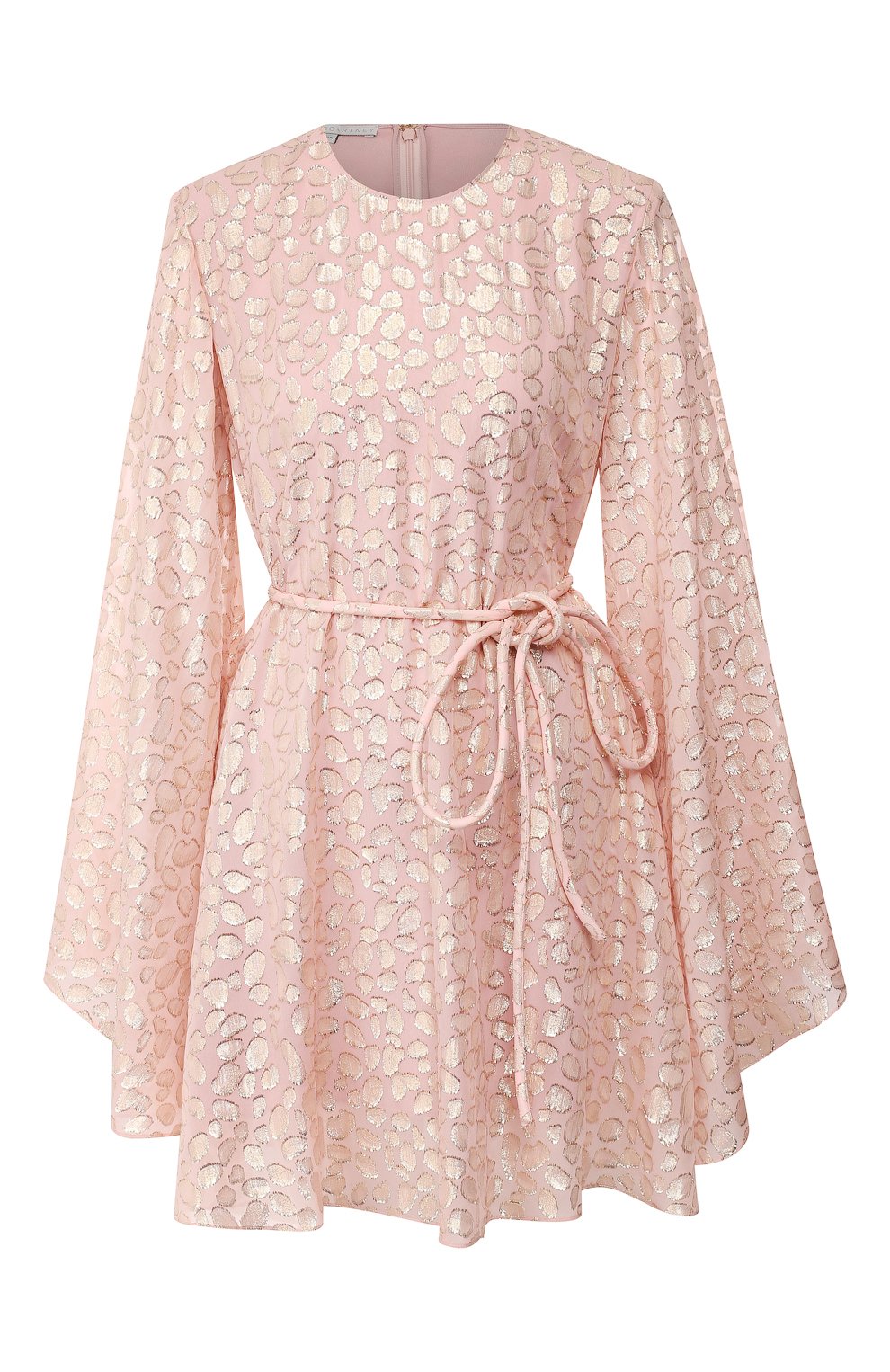 Платье с поясом STELLA MCCARTNEY розового цвета по цене 195000 руб., арт. 600511/S0A20, фото 1 Платье с поясом STELLA MCCARTNEY, арт. 600511/S0A20, фото 1
