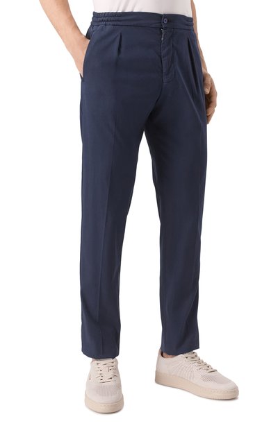 Брюки из хлопка и шелка MARCO PESCAROLO, арт. CHIAIA/5106, фото 3