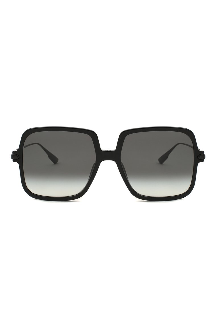 Женские солнцезащитные очки DIOR EYEWEAR черного цвета, арт. DI0RLINK1 807 | Фото 3 (Тип очков: С/з; Региональные ограничения белый список (Axapta Mercury): RU, Не проставлено; Re-sync: On; Нос: Не проставлено; Материал: Пластик; Очки форма: Квадратны�е)