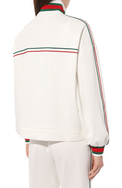 Толстовка GUCCI молочного цвета по цене 269500 руб., арт. 747058/XJFVJ, фото 4 Толстовка GUCCI, арт. 747058/XJFVJ, фото 4