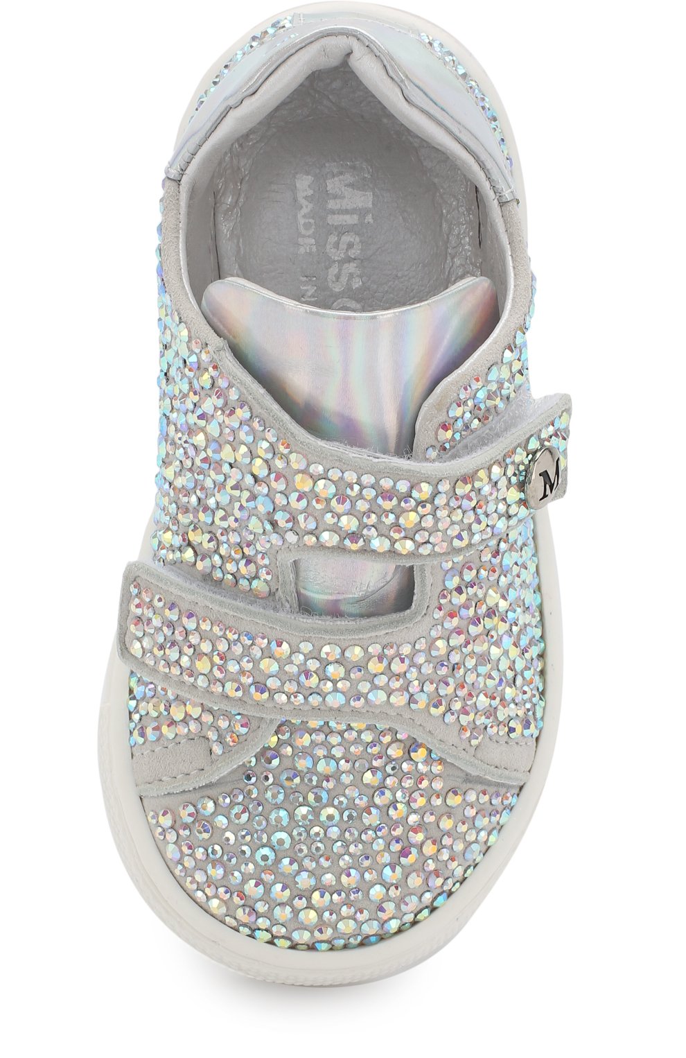 Замшевые кеды с застежками велькро и стразами MISSOURI, арт. 4520/27-30, фото 4