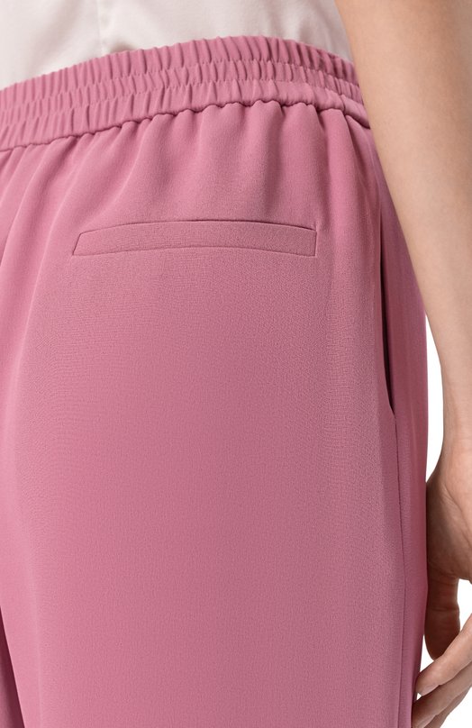 Шелковые брюки Valentino 8B3RB745/1MM Розовый  8B3RB745/1MM Фото 5