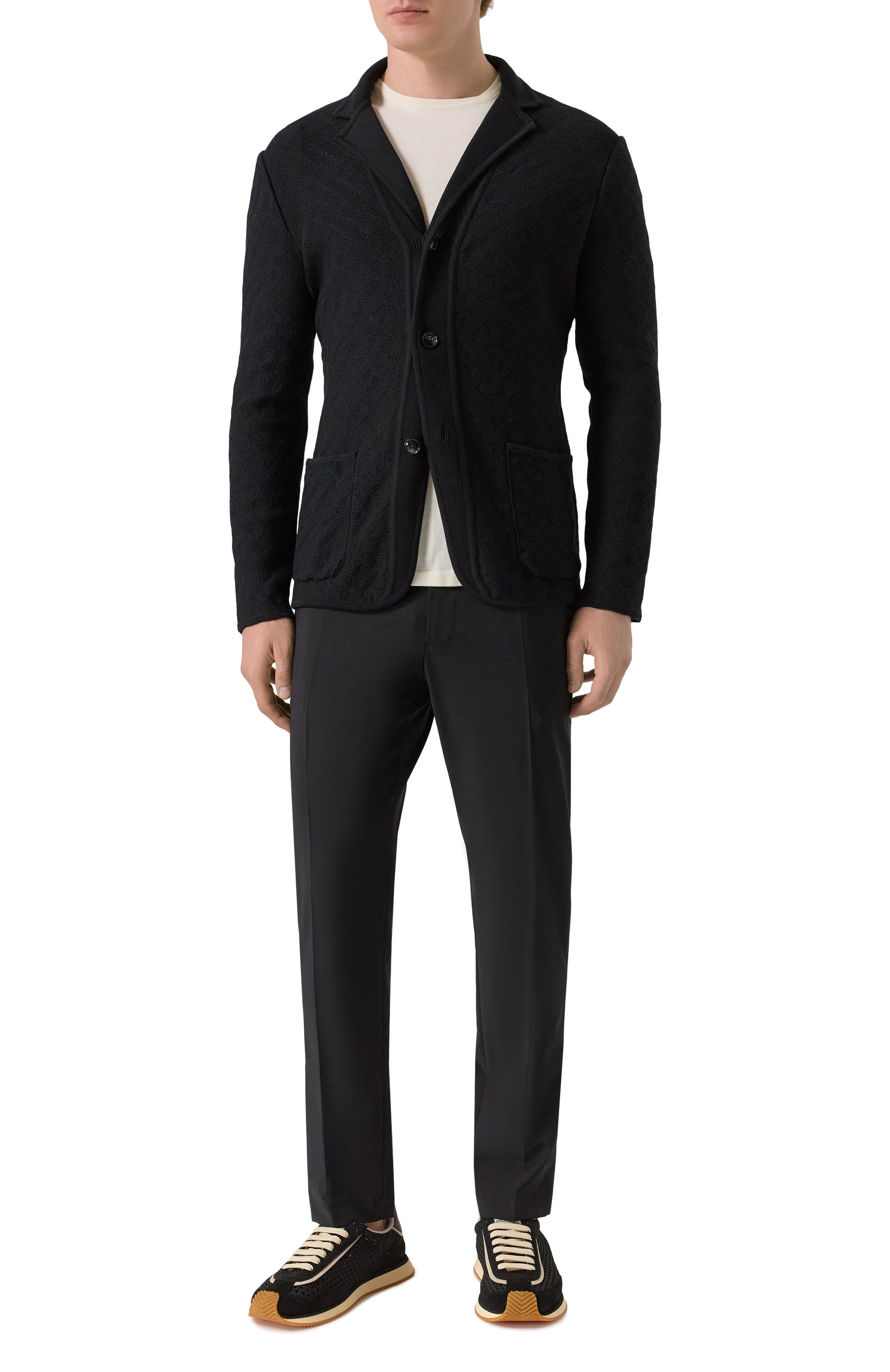 Комбинированные кроссовки dg cushion DOLCE & GABBANA, арт. CS2298/A6D45, фото 2