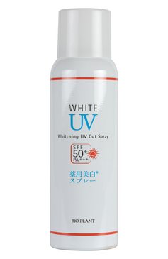 Солнцезащитный спрей spf 50 bio plant uv cut spray (80g) AMENITY бесцветного цвета, арт. 4528445200206 | Фото 1 (Тип продукта: Мисты / Спреи; Региональные ограничения белый список (Axapta Mercury): Не проставлено; Нос: Не проставлено; SPF фильтр: Высокий (35-50+); Назначение: Для лица)