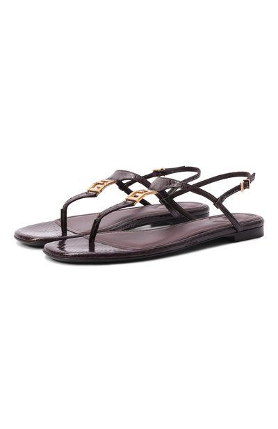 Женские кожаные сандалии ffold FENDI, арт. 8Y8713/AUEE