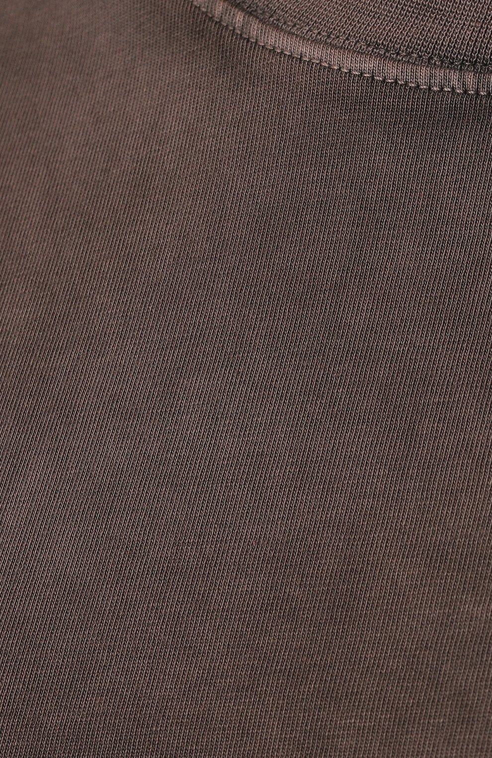 Хлопковая футболка LESYANEBO коричневого цвета по цене 12000 руб., арт. ICONIC/TS002, фото 5 Хлопковая футболка LESYANEBO, арт. ICONIC/TS002, фото 5