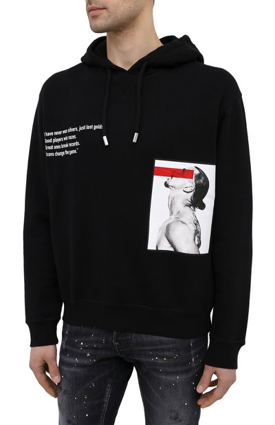 Хлопковое худи DSQUARED2, арт. S79GU0040/S25042, фото 3