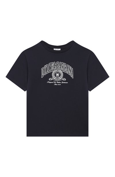 Хлопковая футболка DOLCE & GABBANA, арт. L4JTHV/G7P8B_001