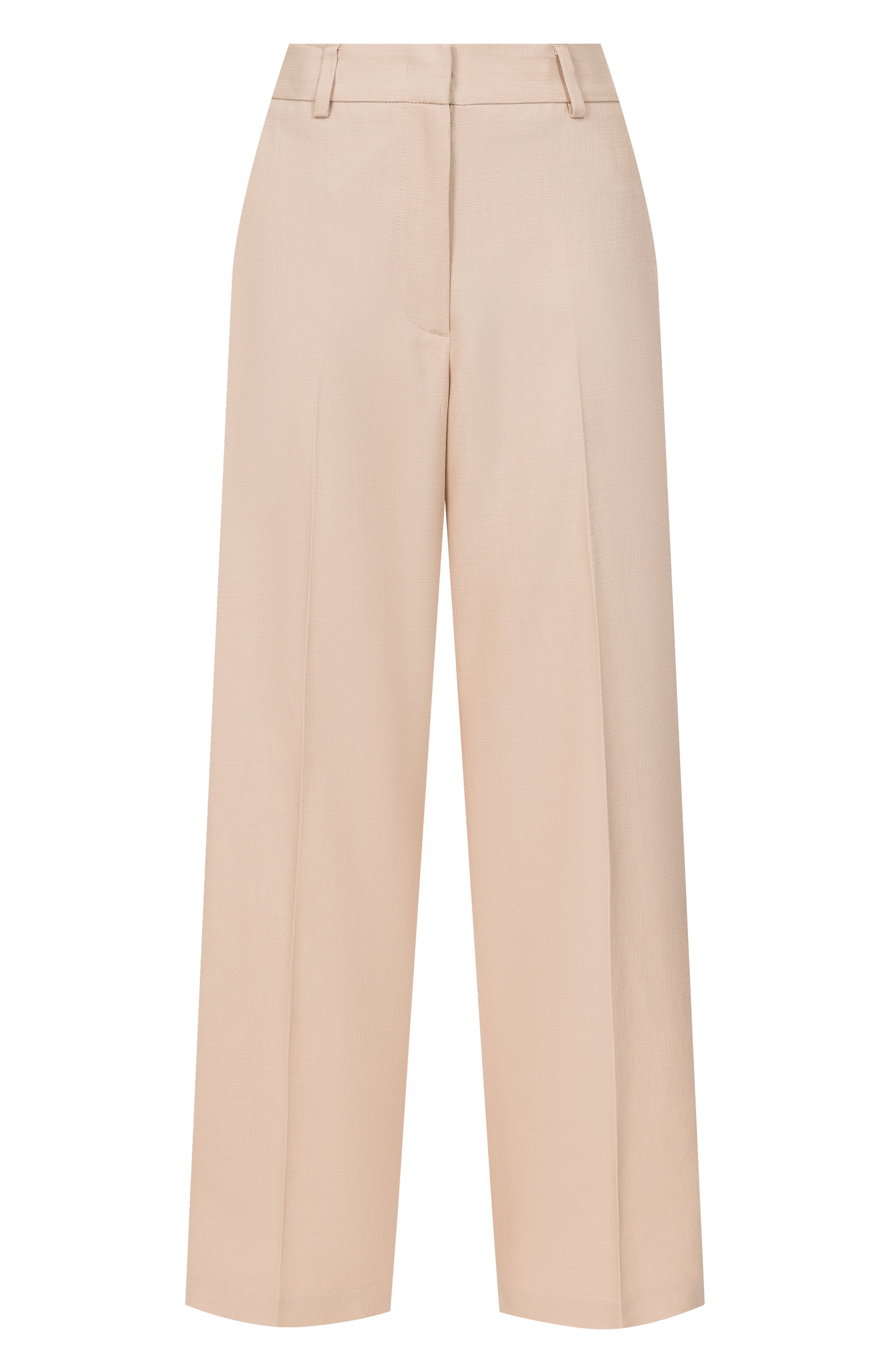 Брюки из вискозы MSGM светло-бежевого цвета по цене 47950 руб., арт. 4041MDP25/267127, фото 1 Брюки из вискозы MSGM, арт. 4041MDP25/267127, фото 1