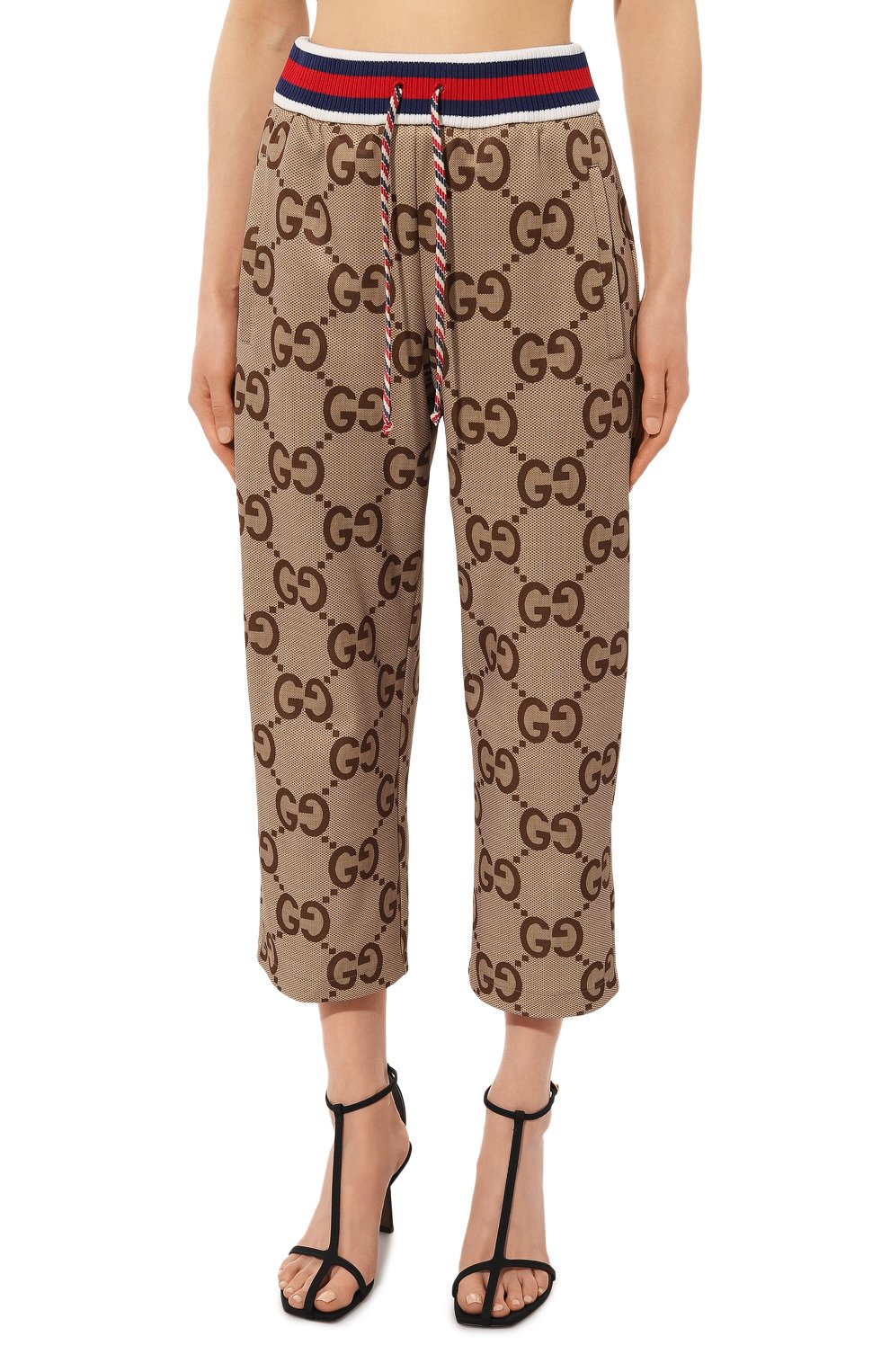 Брюки GUCCI коричневого цвета по цене 141120 руб., арт. 685762 XJD3N, фото 3 Брюки GUCCI, арт. 685762 XJD3N, фото 3