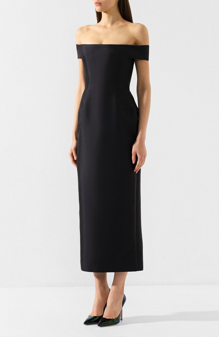 Платье из смеси шелка и шерсти GABRIELA HEARST, арт. 419410 S003, фото 3