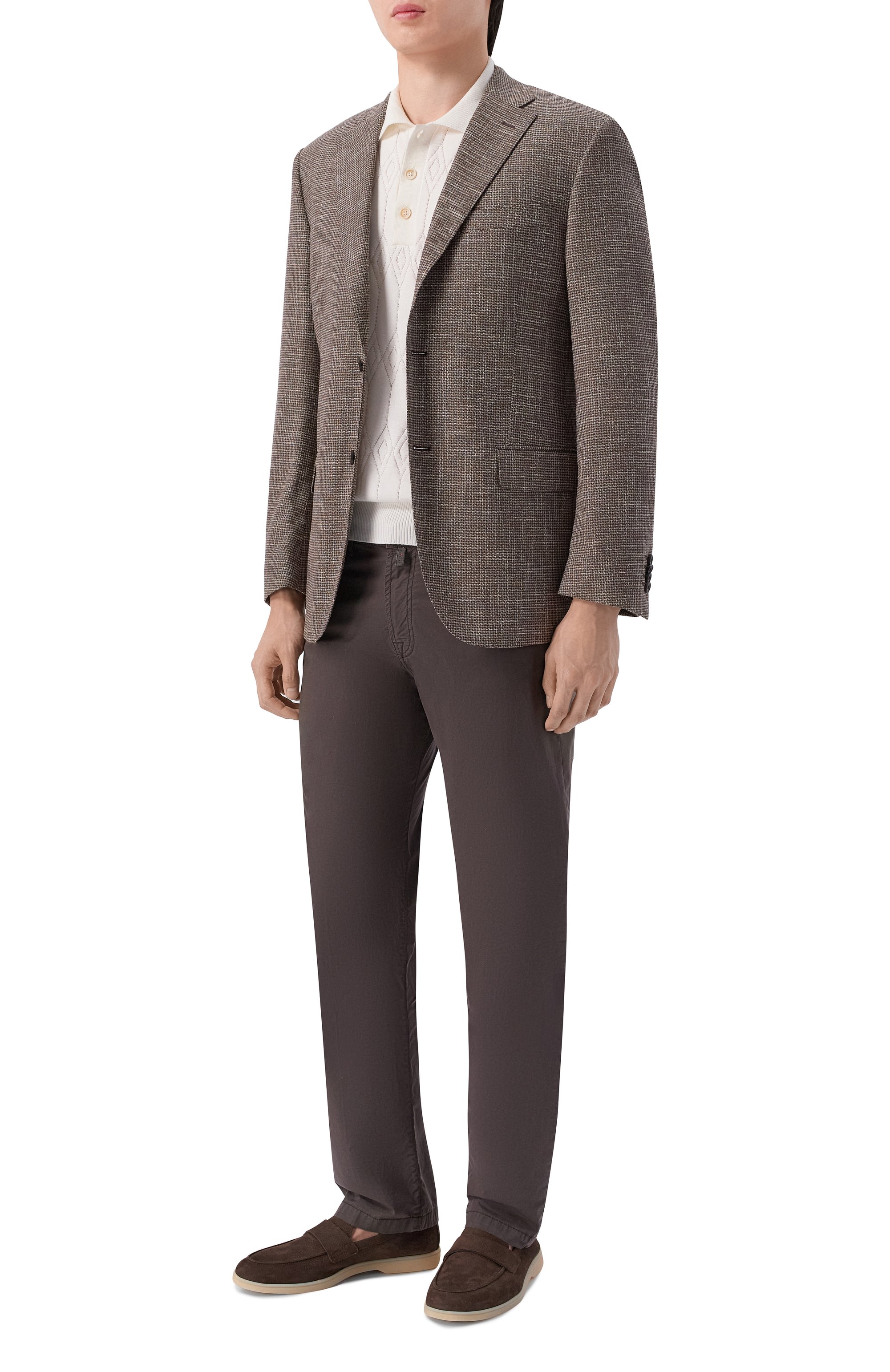 Хлопковое поло ANDREA CAMPAGNA, арт. M5426-9030, фото 2