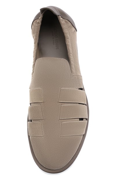 Замшевые слиперы GIORGIO ARMANI, арт. X2J149/XM797, фото 5