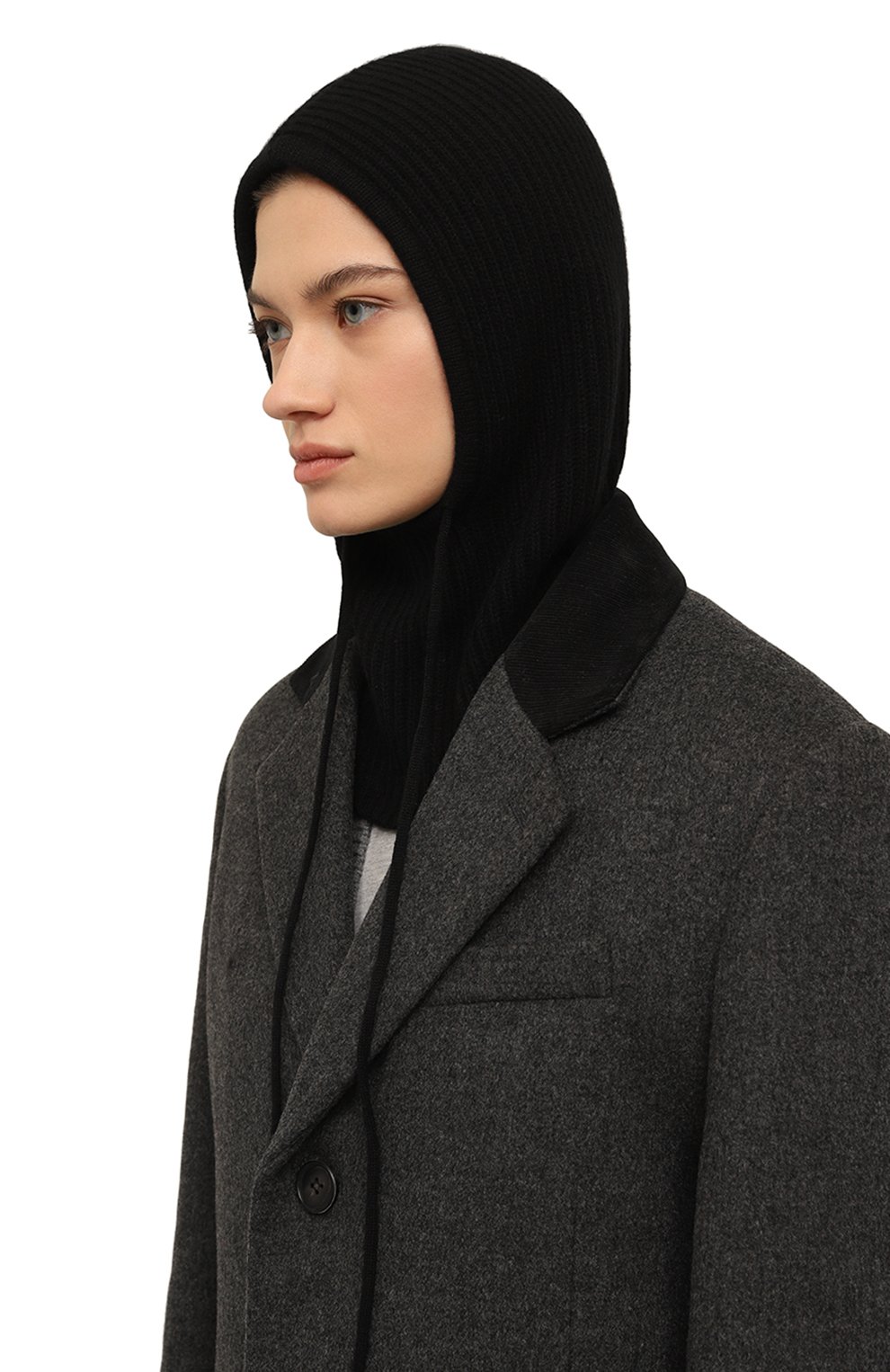 Капор из шерсти и кашемира YVES SALOMON, арт. 24WAA503XXMACL, фото 2