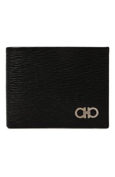 Мужской кожаное портмоне FERRAGAMO черного цвета, арт. 66A064/685979 | Фото 1 (Материал: Натуральная кожа; Нос: Не проставлено)