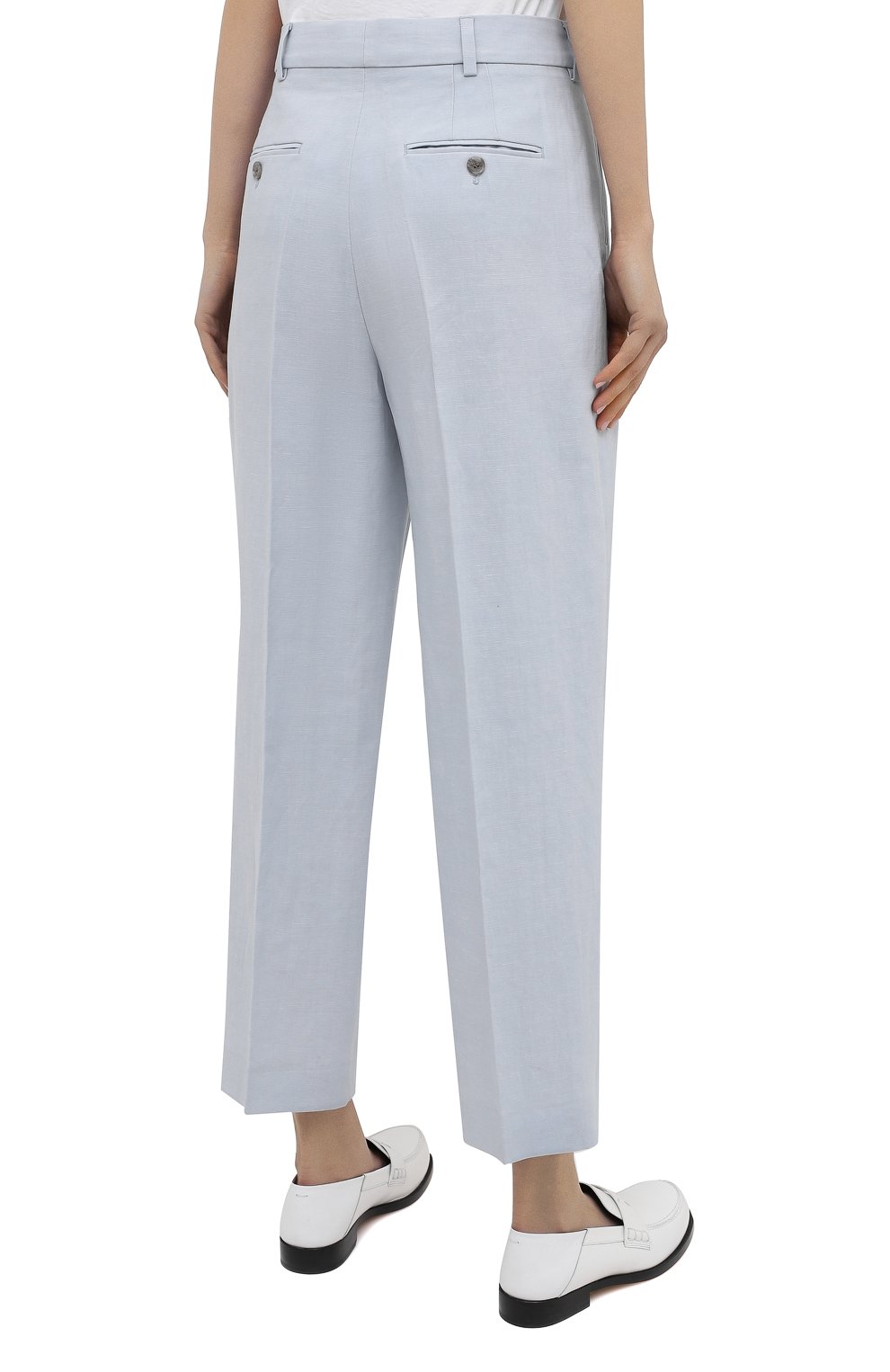 Брюки изо льна и хлопка ACNE STUDIOS, арт. AK0362, фото 4