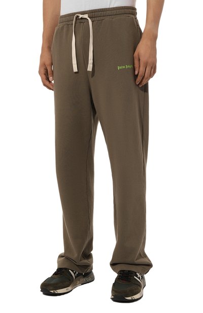 Хлопковые брюки PALM ANGELS, арт. PMCH022F24FLE002, фото 3