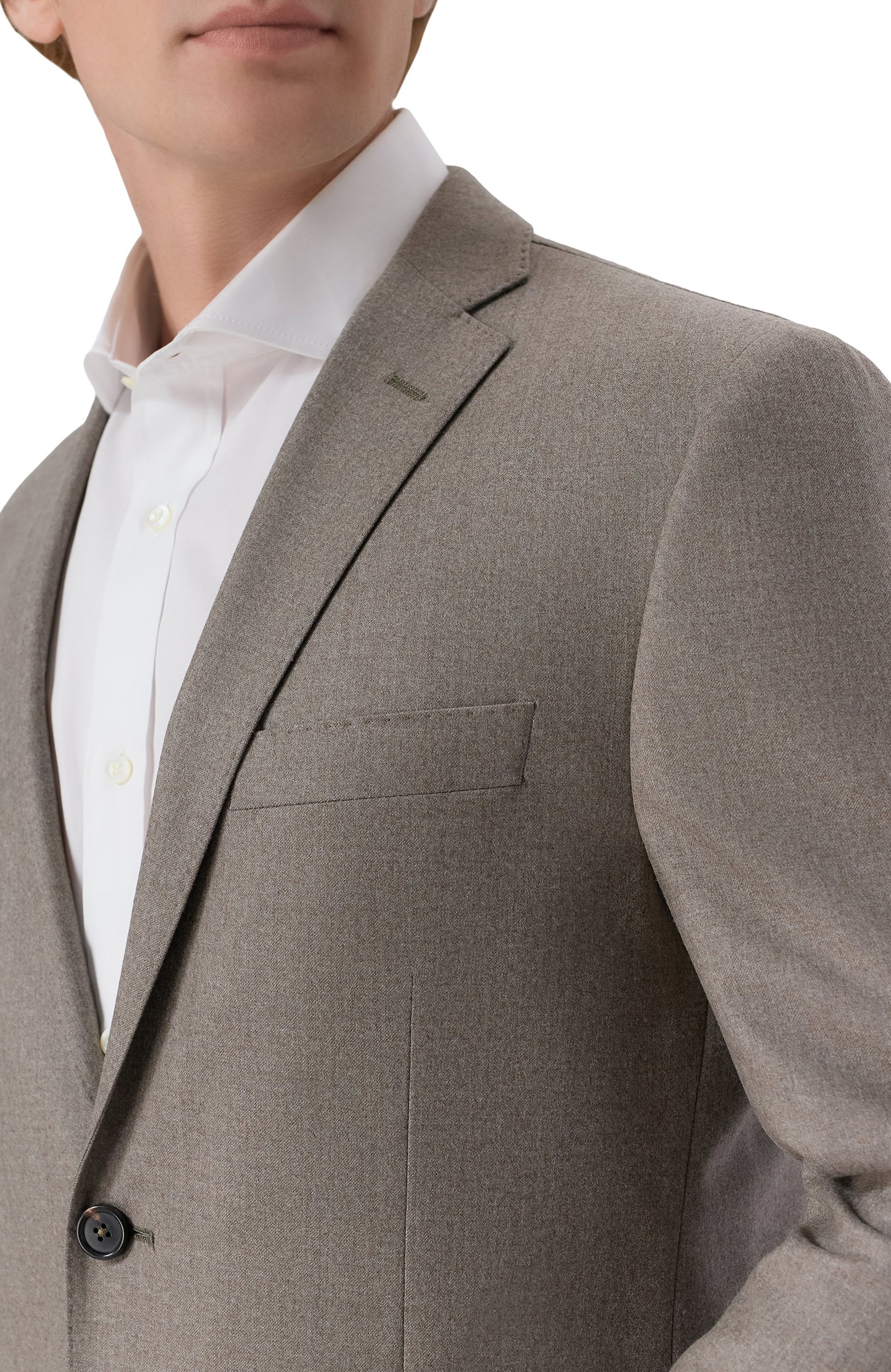 Шерстяной костюм CORNELIANI бежевого цвета по цене 173000 руб., арт. 286005/2A18111_SET, фото 6 Шерстяной костюм CORNELIANI, арт. 286005/2A18111_SET, фото 6
