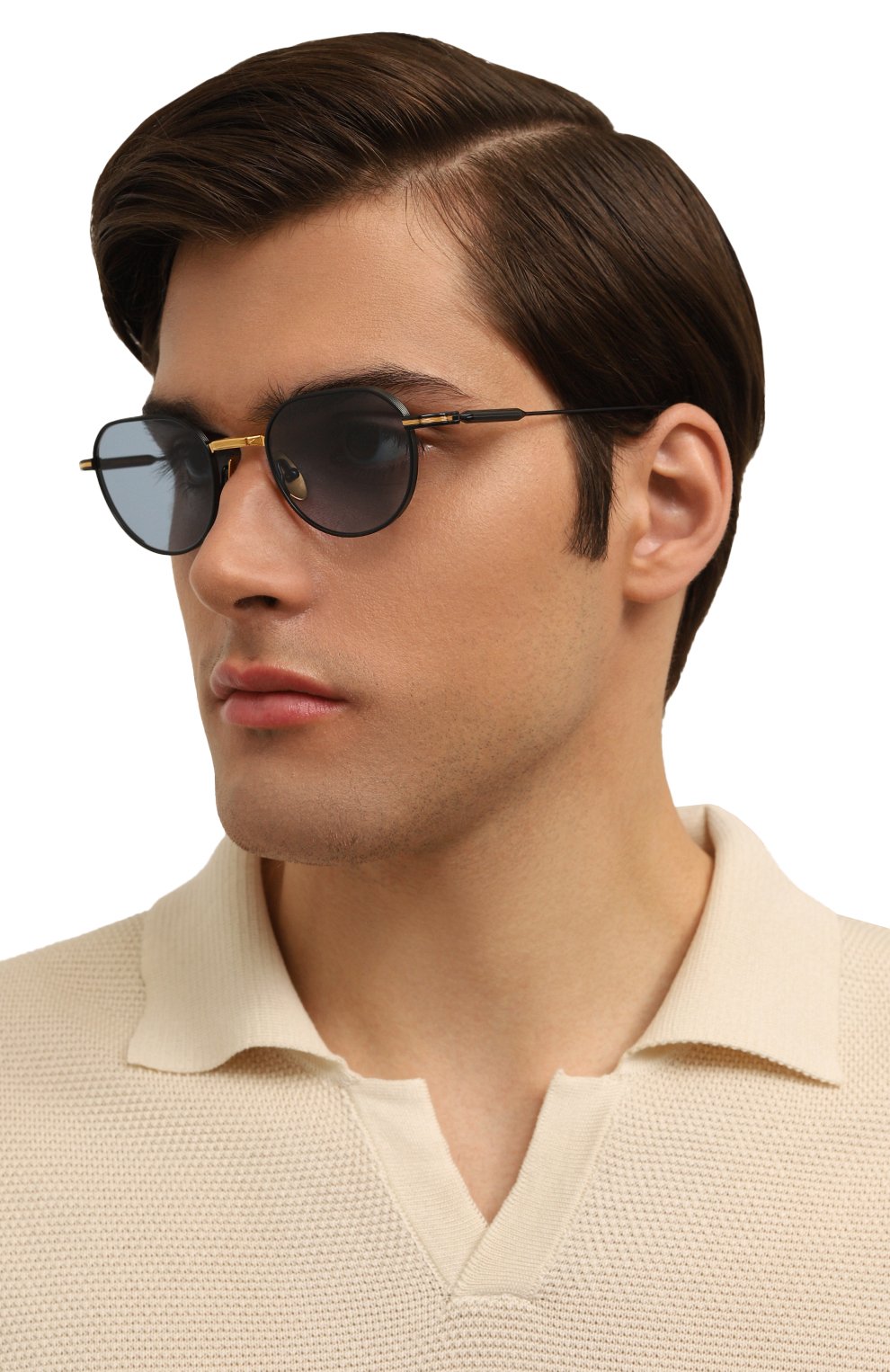 Солнцеза�щитные очки LUNETTERIE GENERALE, арт. MIRAGE G0LD & BLUE BLU, фото 3