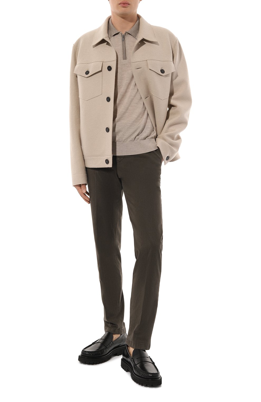 Поло из кашемира и шелка ZILLI, арт. KZP001M0330VBJ000, фото 2