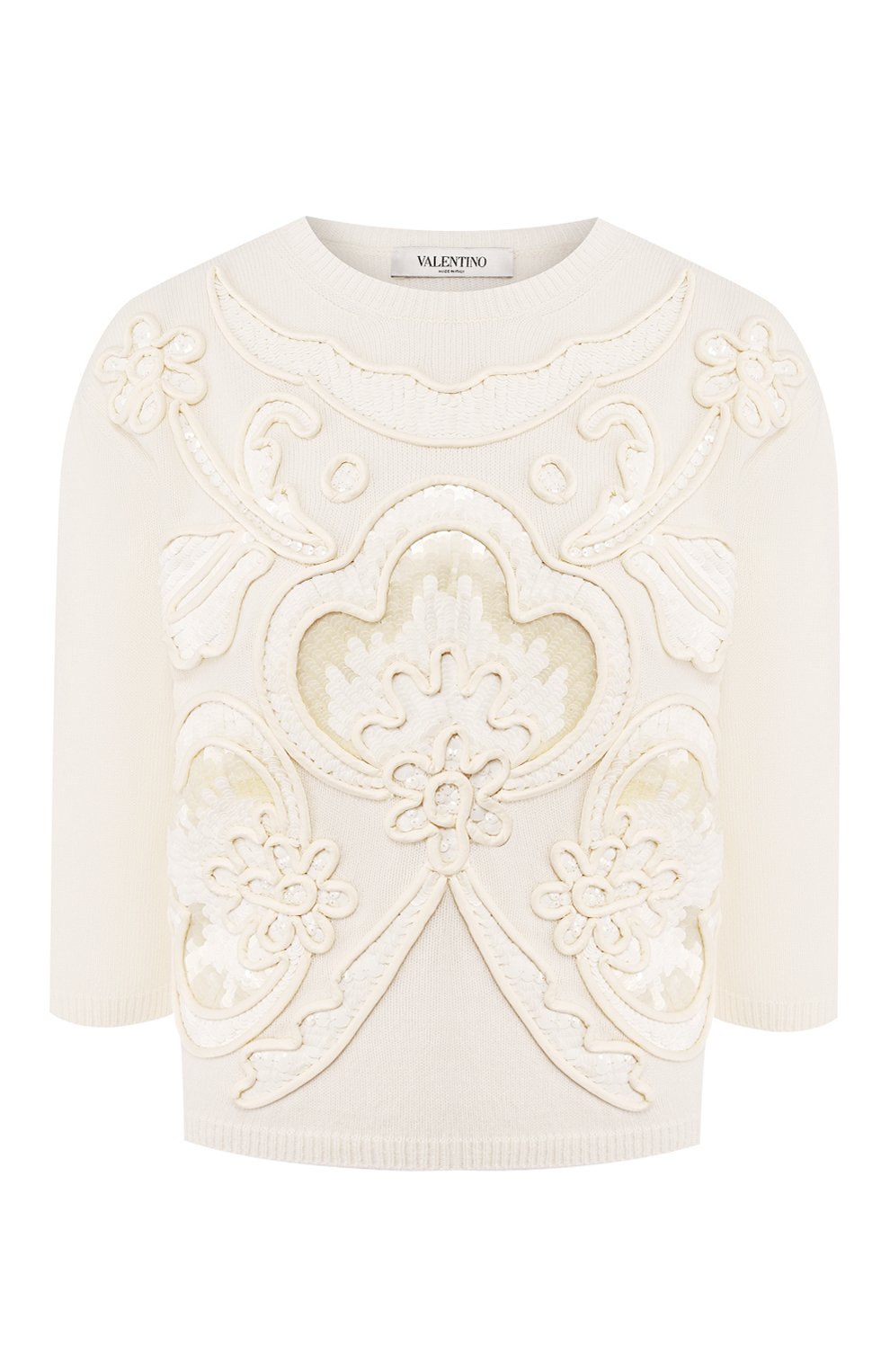 Пуловер из смеси шерсти и кашемира VALENTINO, арт. TB0KCB285G3, фото 1